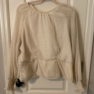 Verson Off White with Sparkle Blouse